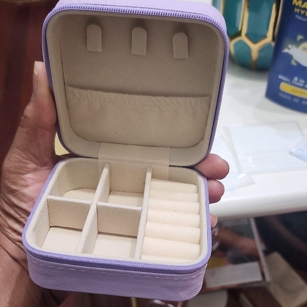 Purple Travel Jewelry Box New In Package.